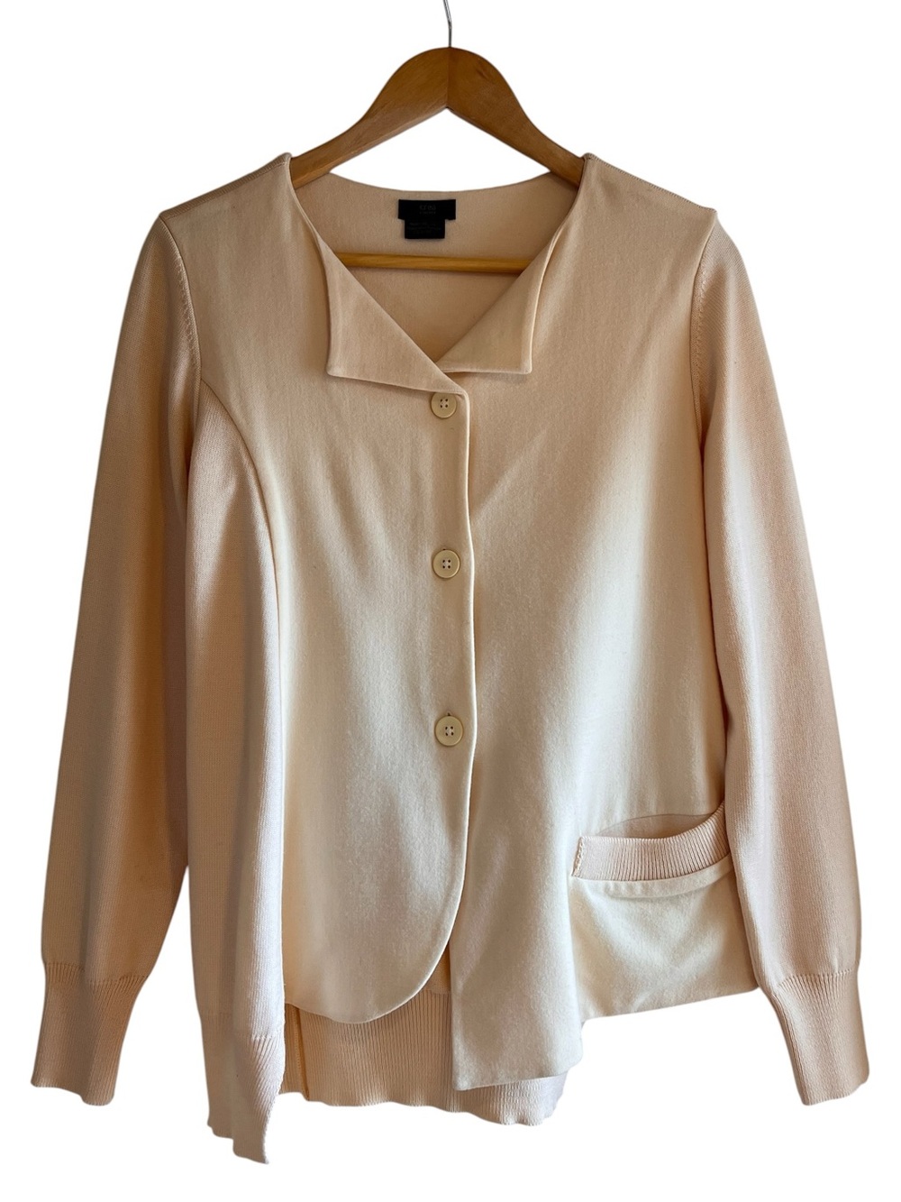 Crea Concept wool asymmetrical button down cardigan excellent condition